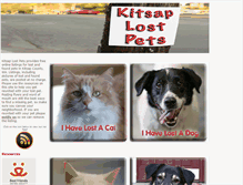 Tablet Screenshot of kitsaplostpets.org